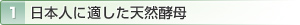1 日本人に適した天然酵母